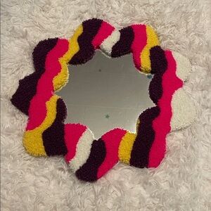 Colorful Carpet Wavy Edge Mirror